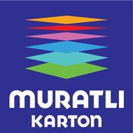 Muratlı Karton logosu, renkli katmanlar