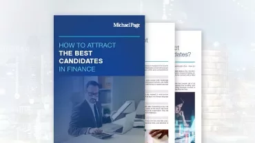 Cover image on attracting the best candidates in finance.